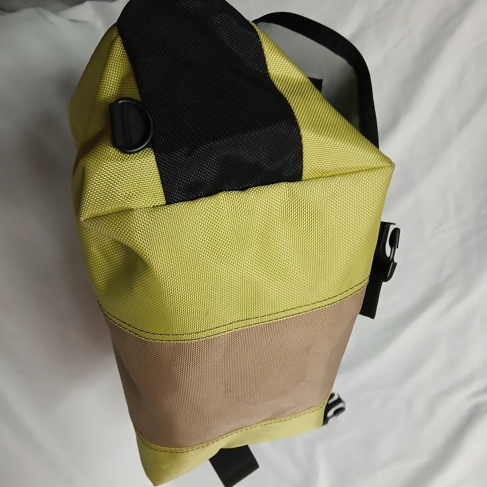 Timburk 2 Yellow and Tan Messenger Bag